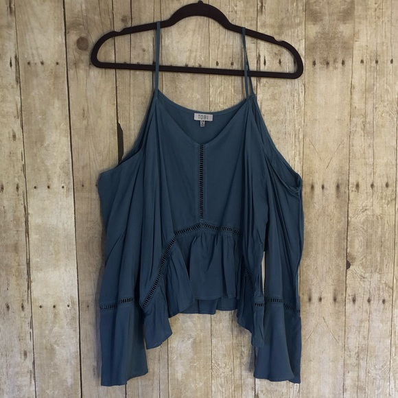 NWT Blue Ladder Trim Top - Picture 4 of 6